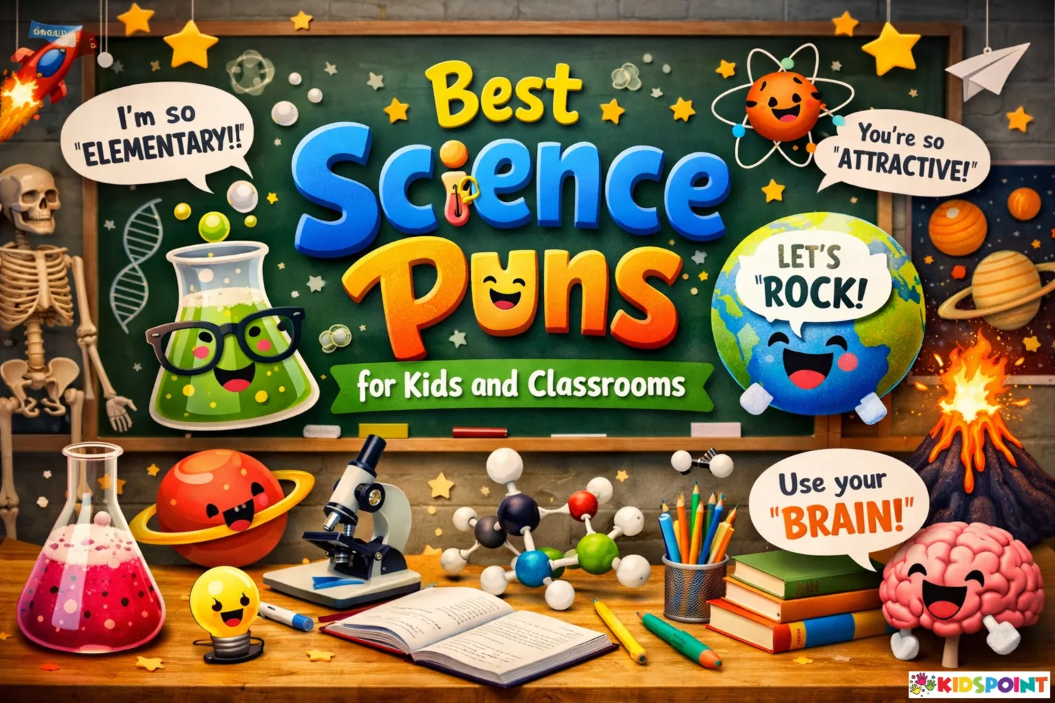 Best Science Puns for Kids and Classrooms