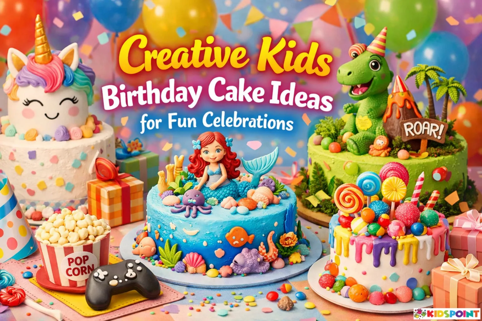 Creative Kids Birthday Cake Ideas for Fun Celebrations