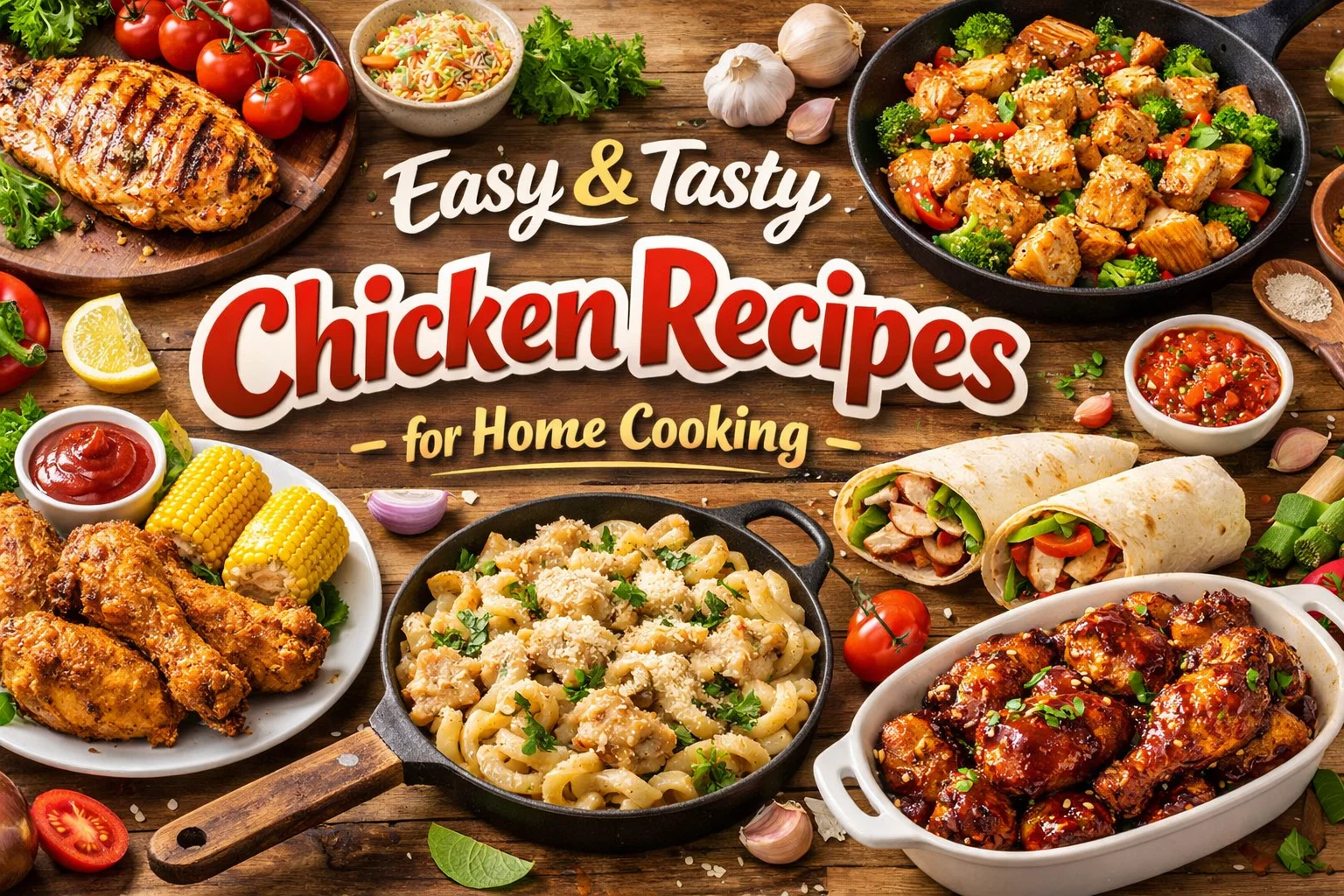 Easy and Tasty Chicken Recipes for Home Cooking
