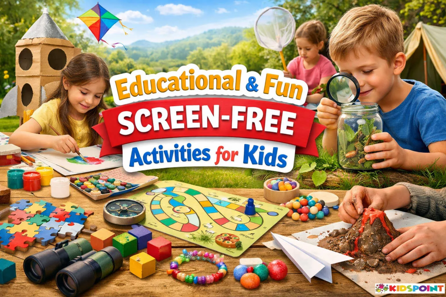Educational and Fun Screen-Free Activities for Kids