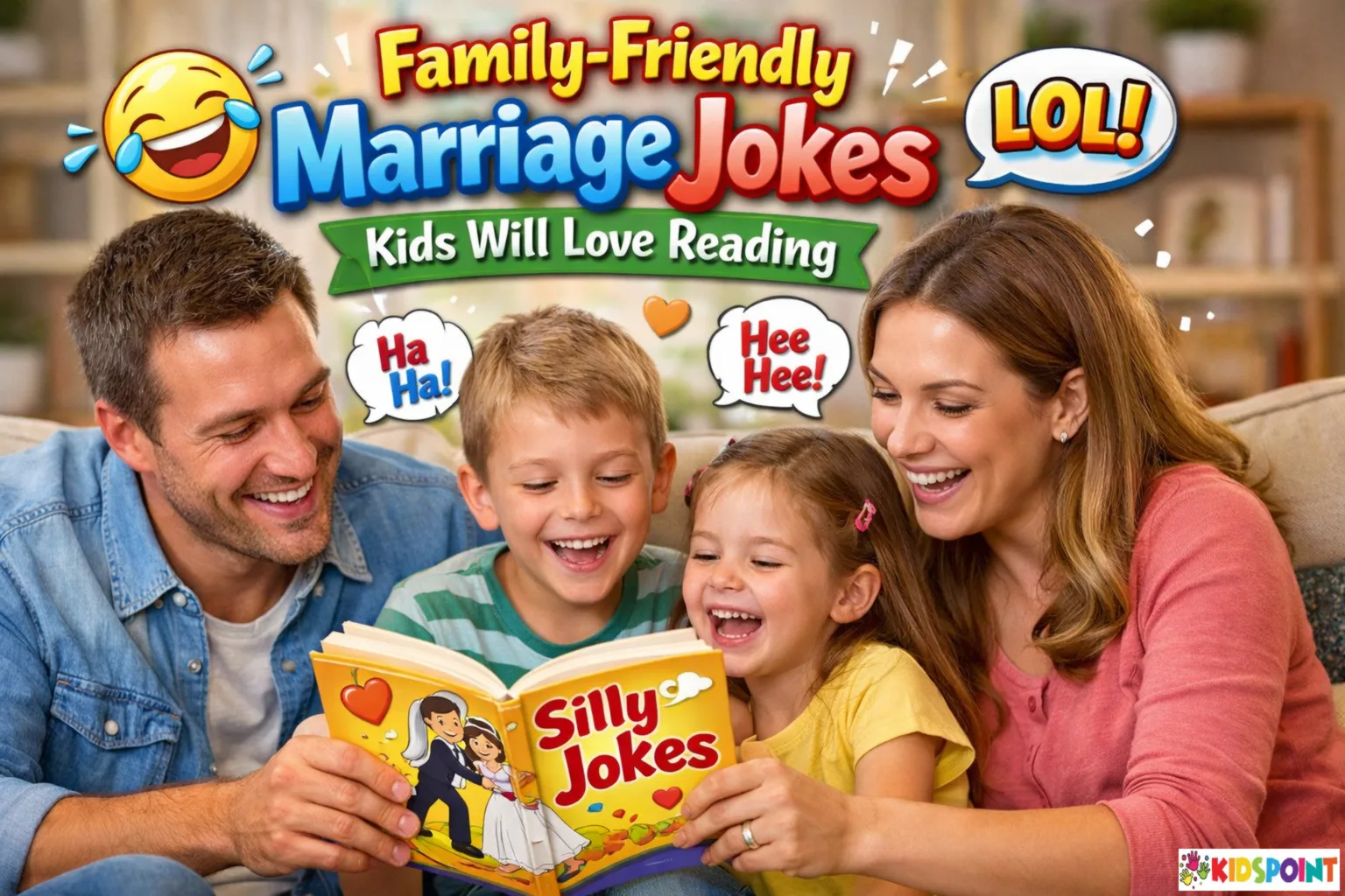 Family-Friendly Marriage Jokes Kids Will Love Reading