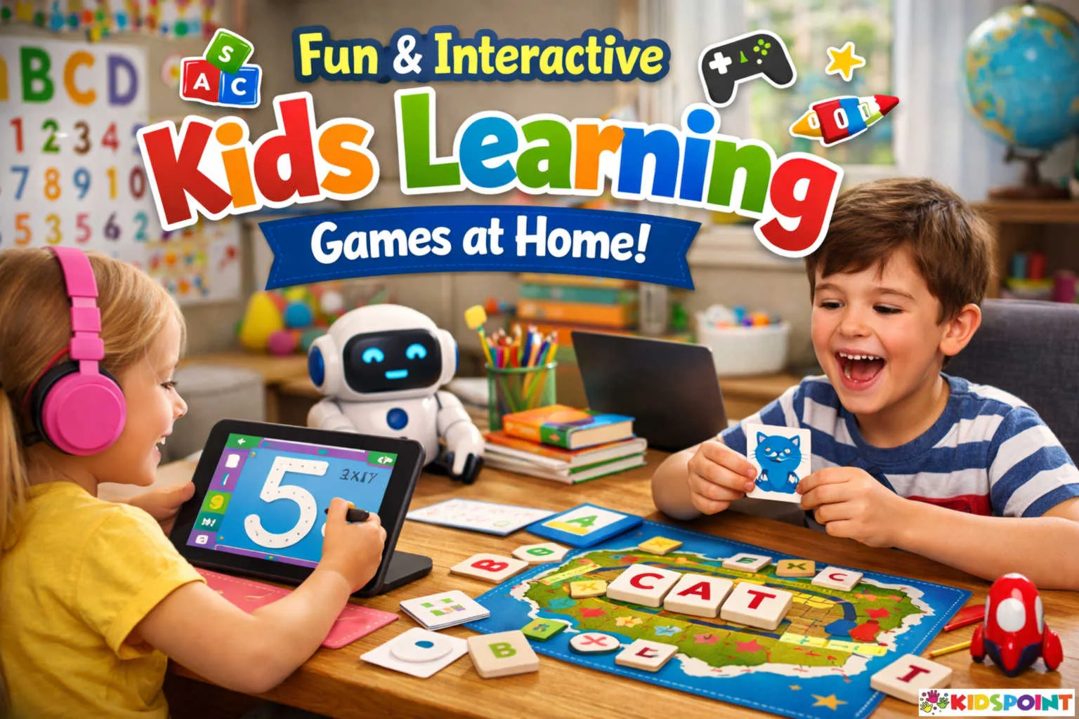 Fun and Interactive Kids Learning Games at Home