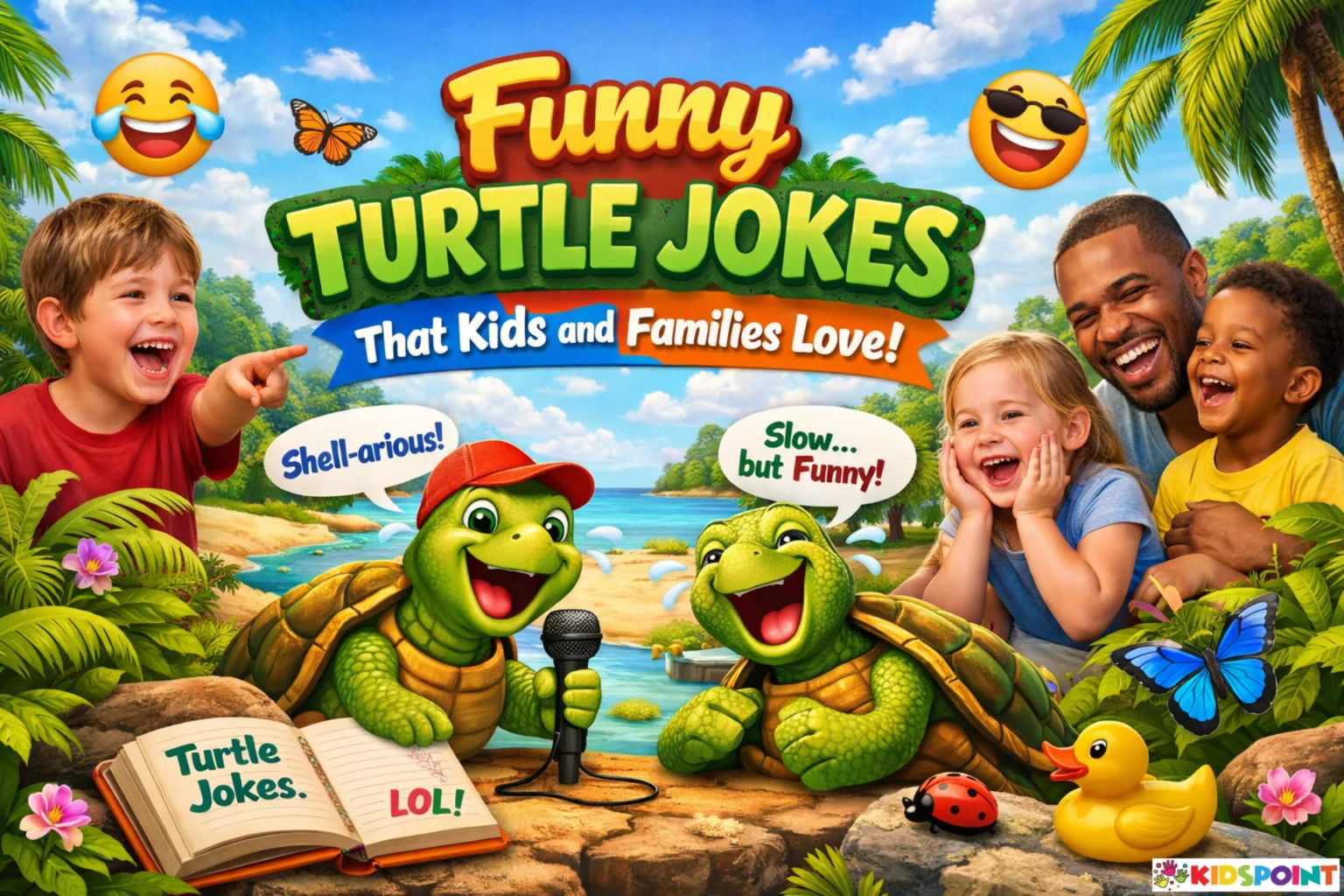 Funny Turtle Jokes That Kids and Families Love
