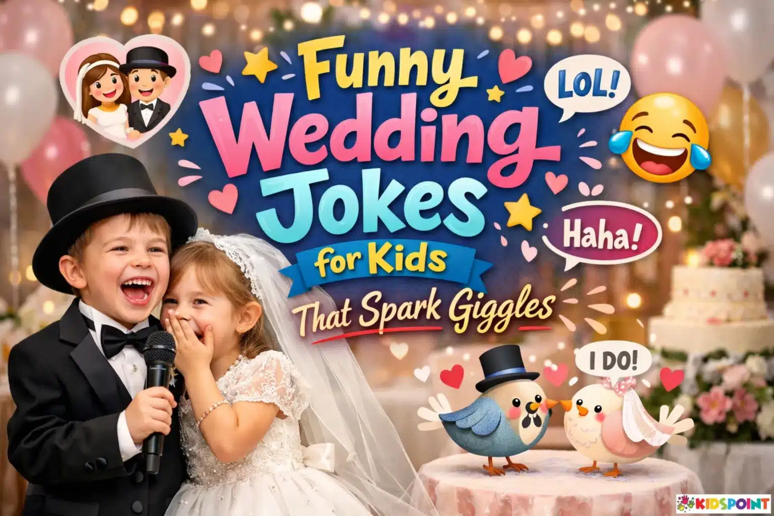 Funny Wedding Jokes for Kids That Spark Giggles