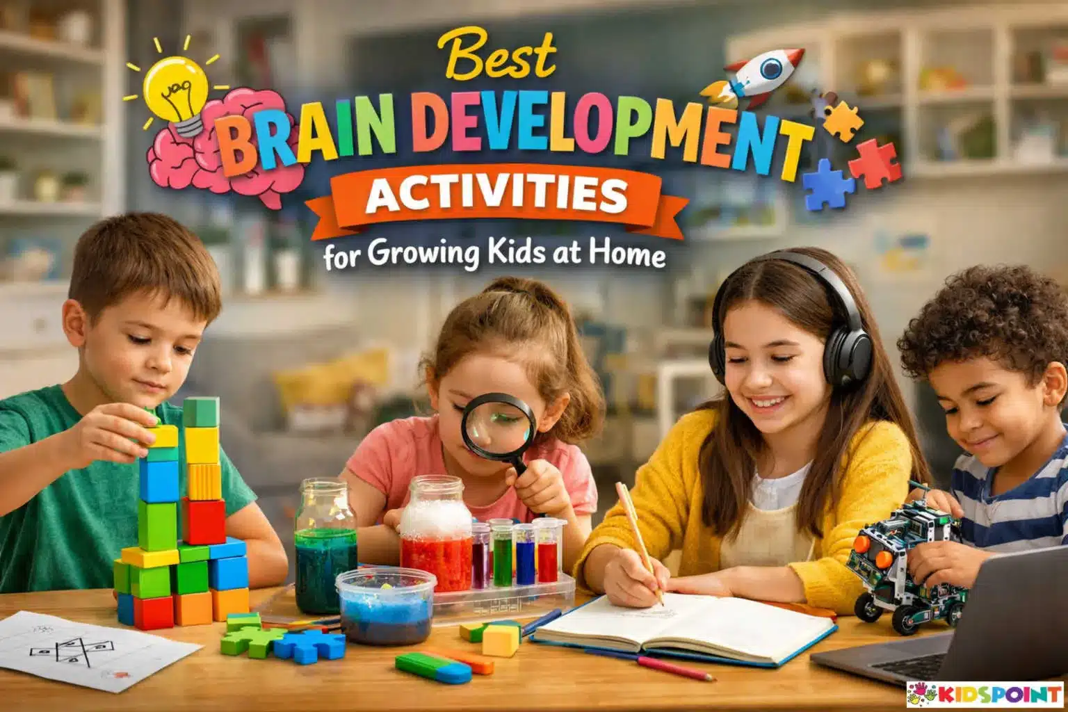 Best Brain Development Activities for Growing Kids at Home