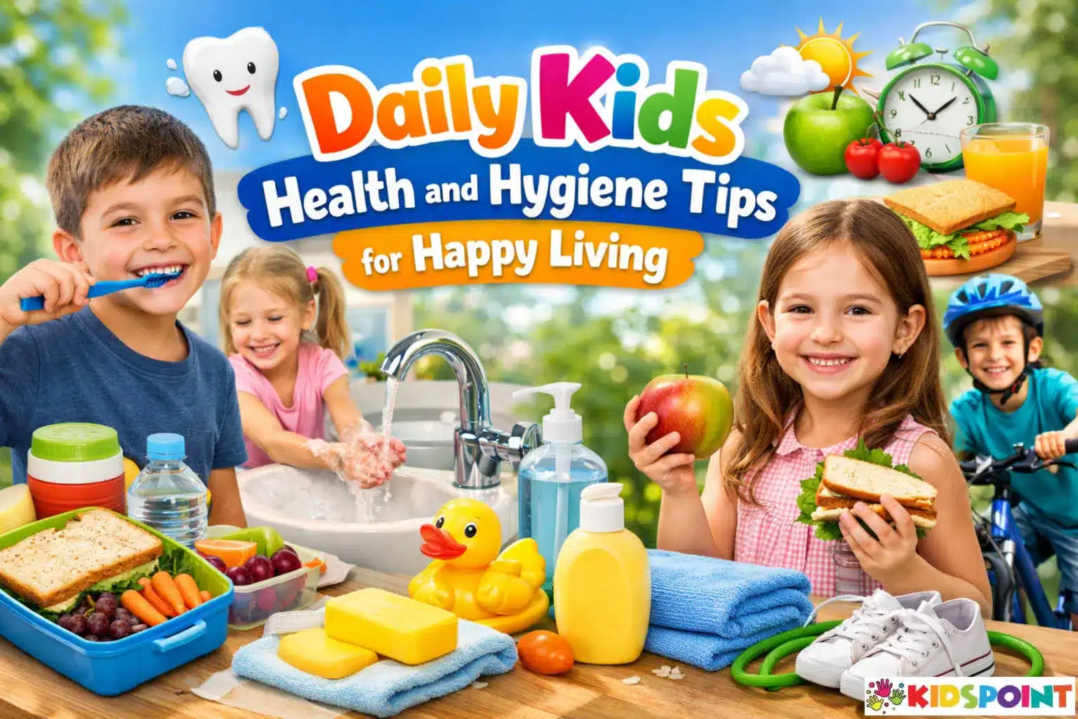 Daily Kids Health and Hygiene Tips for Happy Living