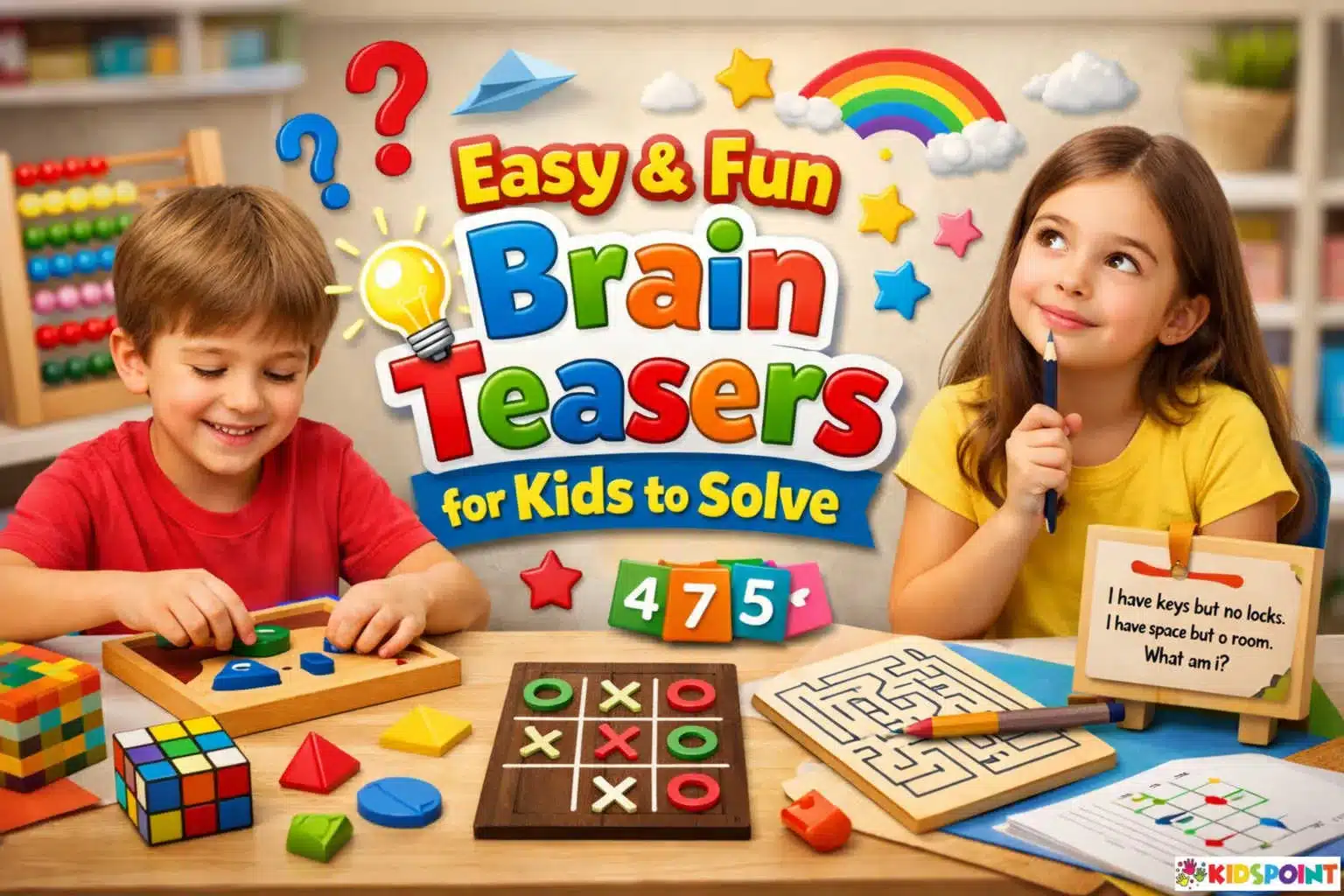 Easy and Fun Brain Teasers for Kids to Solve