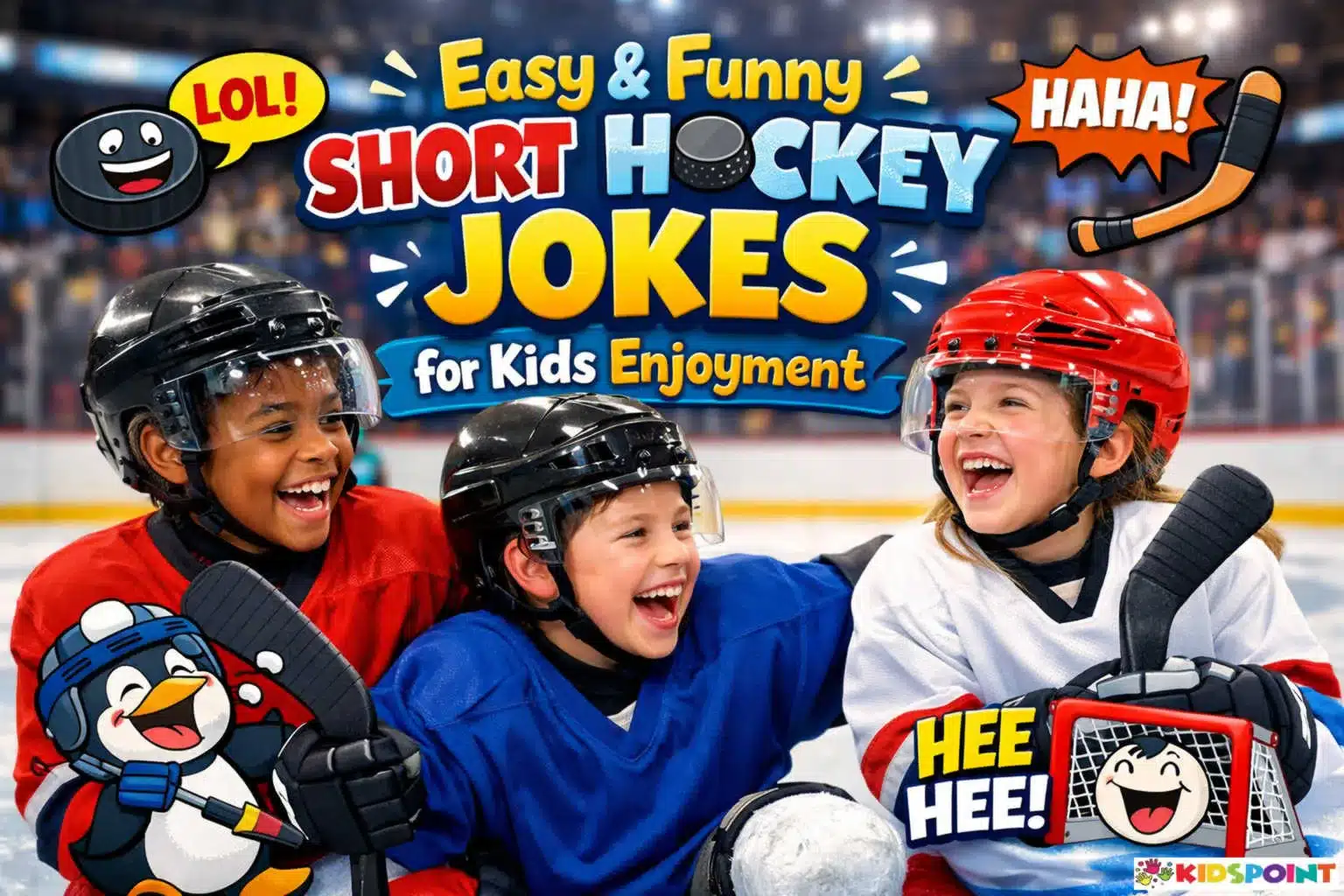 Easy and Funny Short Hockey Jokes for Kids Enjoyment