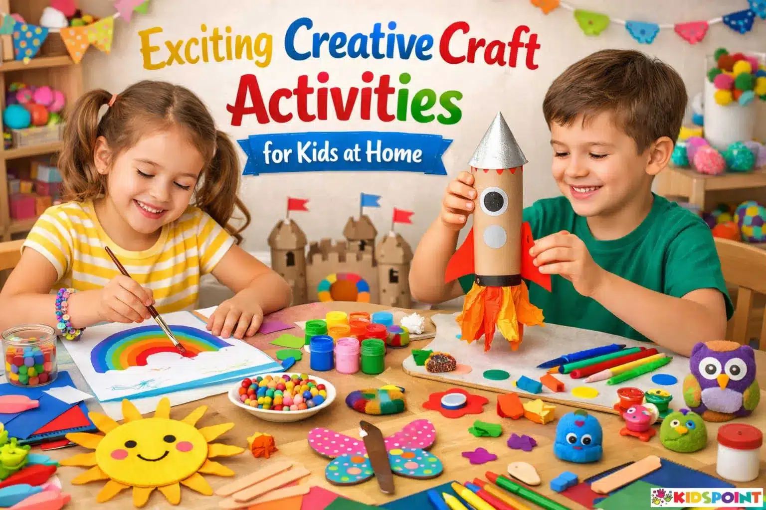 Exciting Creative Craft Activities for Kids at Home