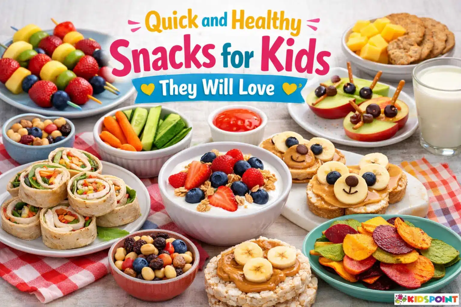 Quick and Healthy Snacks for Kids They Will Love