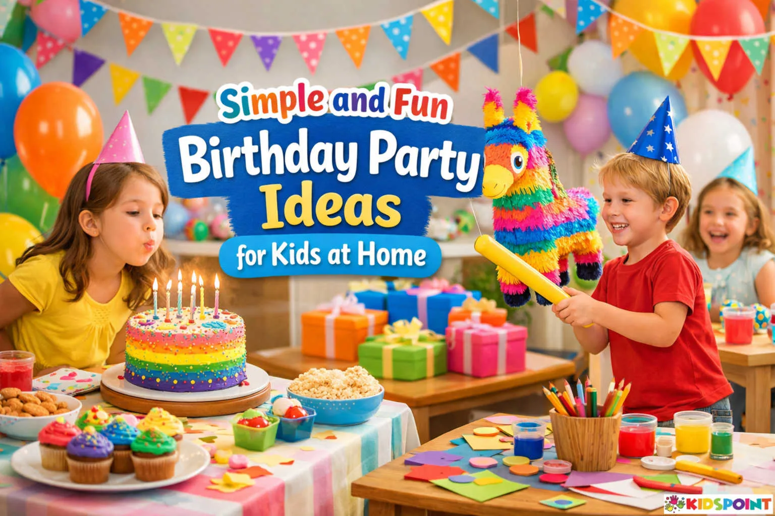 Simple and Fun Birthday Party Ideas for Kids at Home