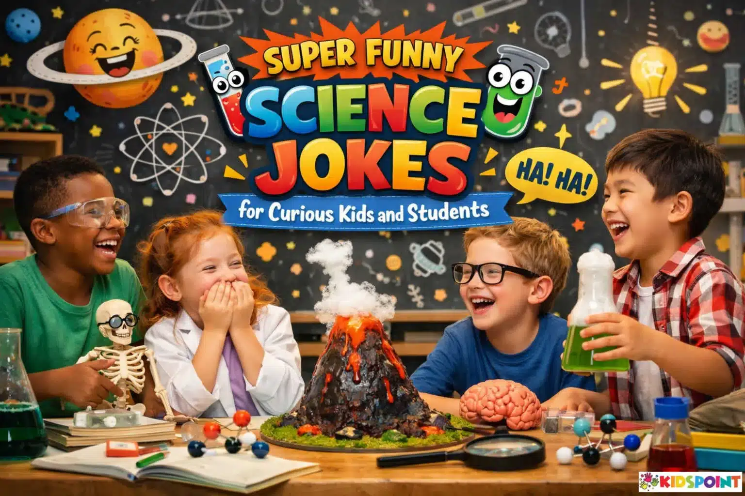 Super Funny Science Jokes for Curious Kids and Students