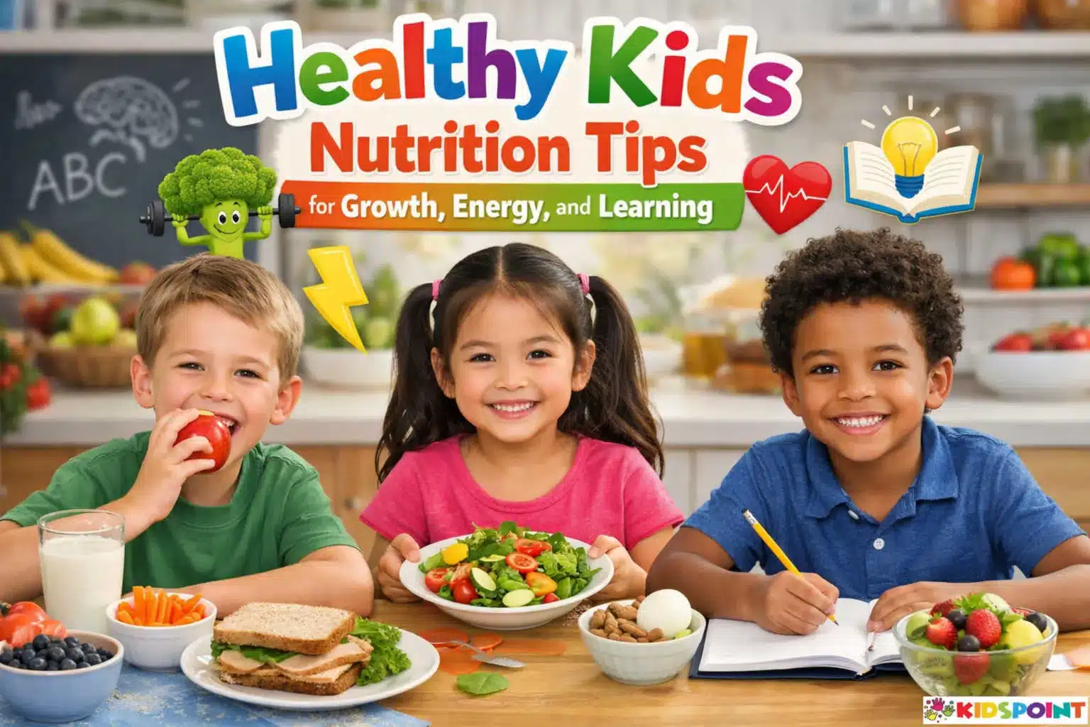 Healthy Kids Nutrition Tips for Growth, Energy, and Learning