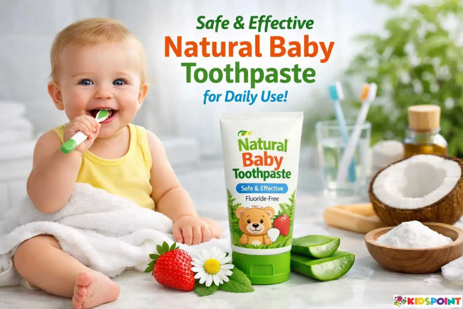 safe and effective natural baby toothpaste for daily use
