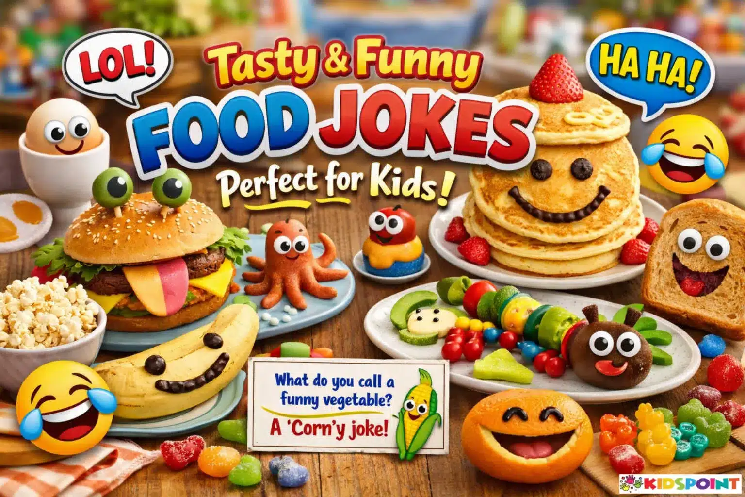 Tasty and Funny Food Jokes Perfect for Kids