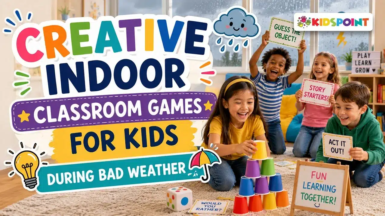 Creative Indoor Classroom Games for Kids During Bad Weather