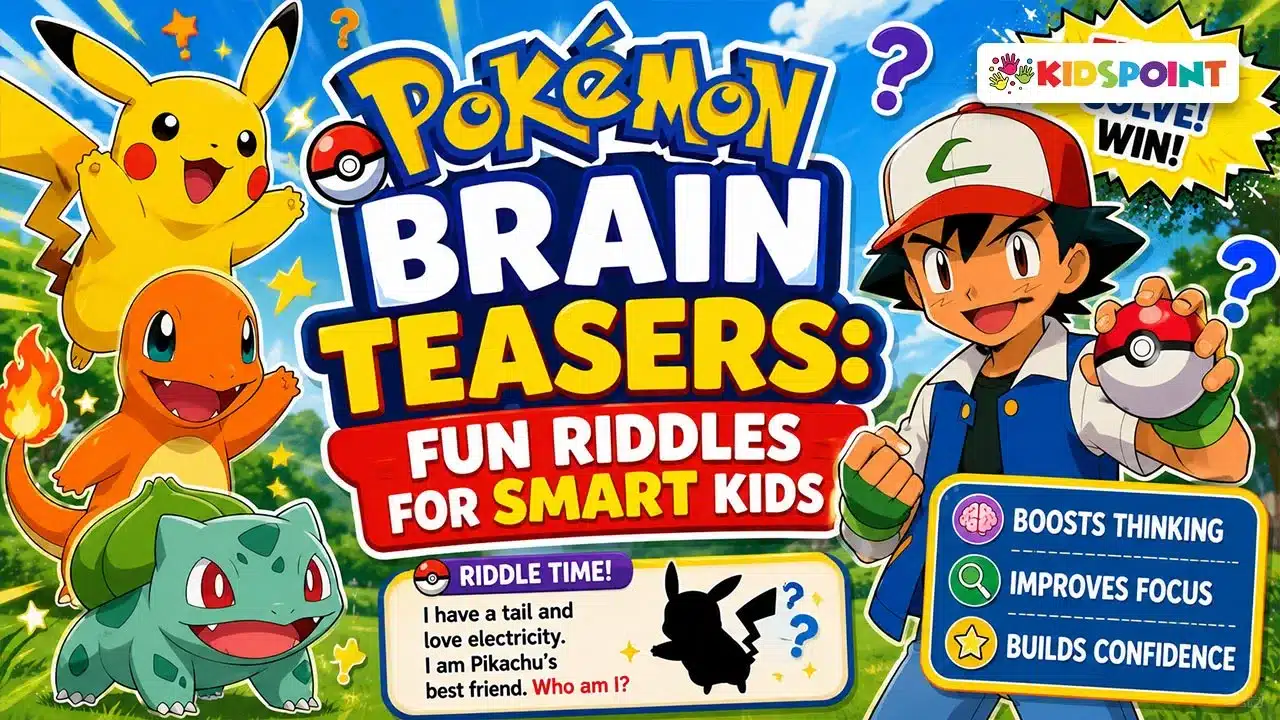 Pokemon Brain Teasers: Fun Riddles for Smart Kids