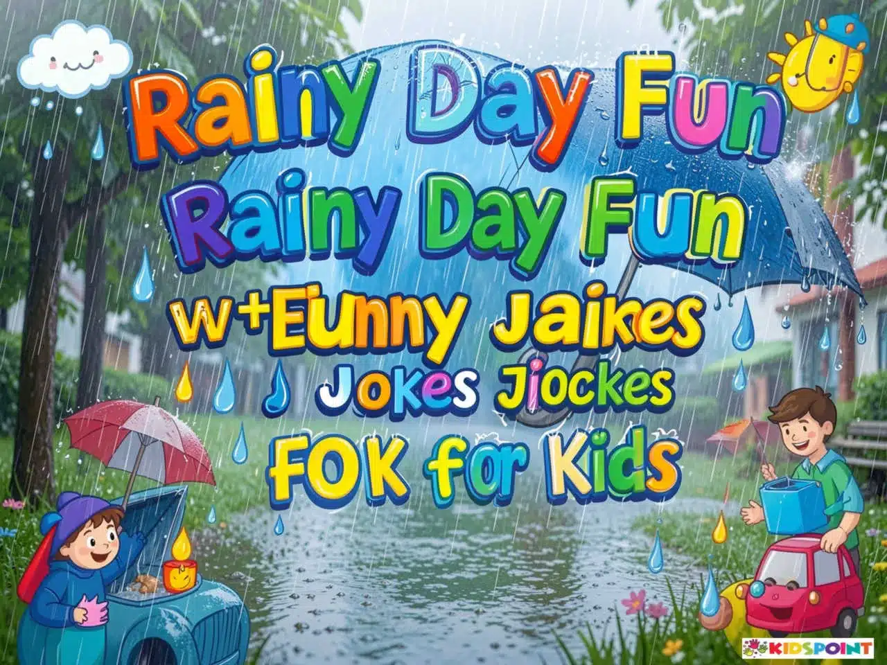 Rainy Day Fun with Funny Rain Jokes for Kids