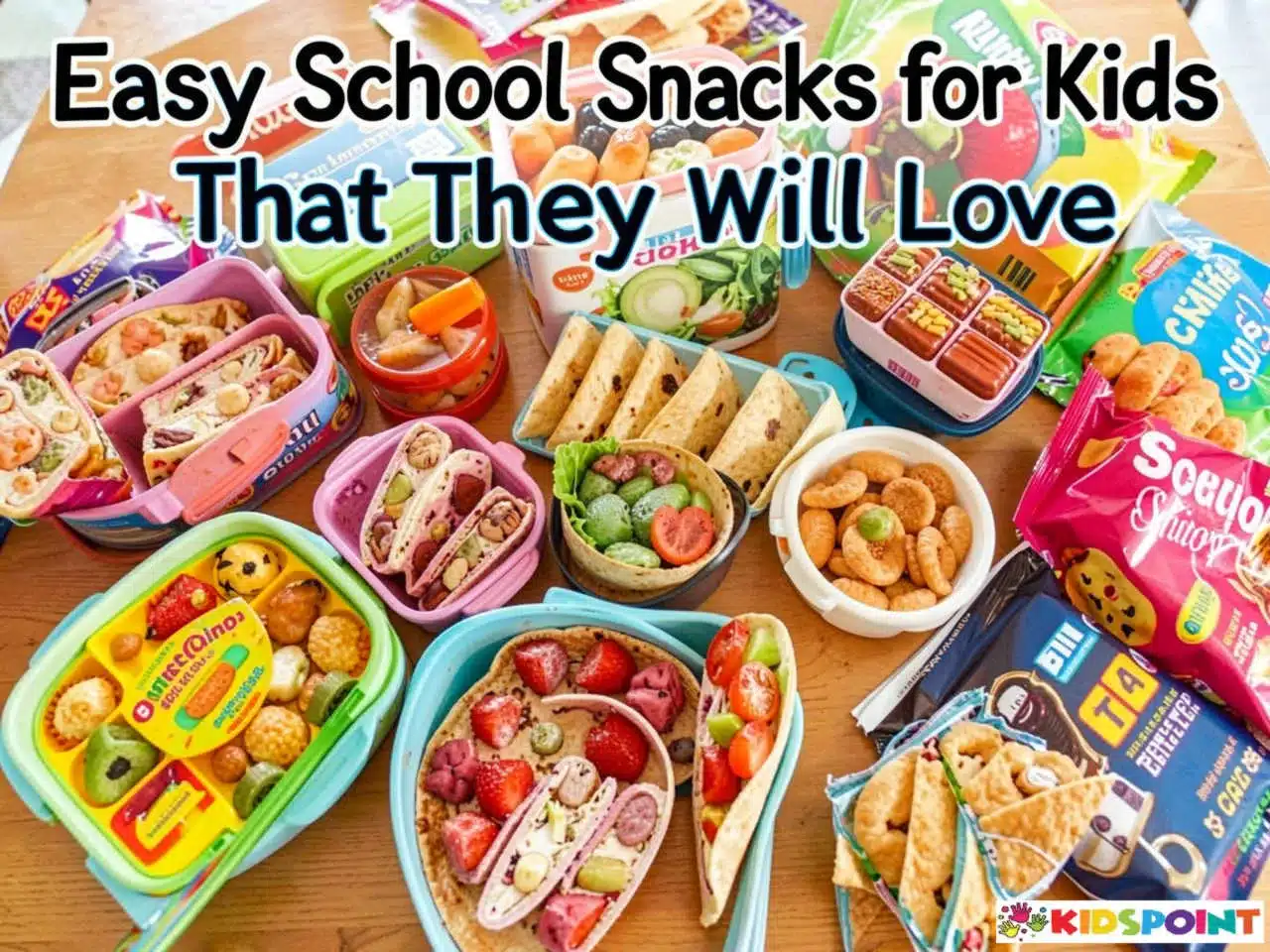 Easy School Snacks for Kids That They Will Love