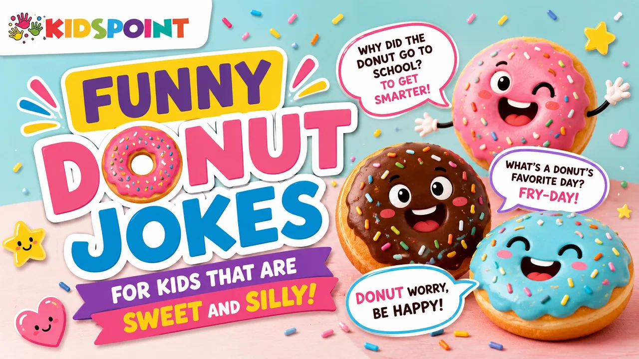 Funny Donut Jokes for Kids That Are Sweet and Silly