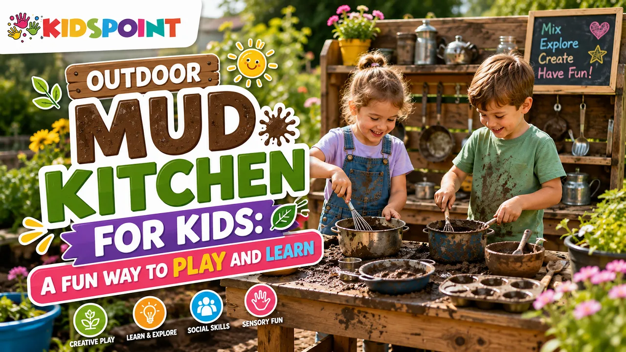 Outdoor Mud Kitchen for Kids A Fun Way to Play and Learn