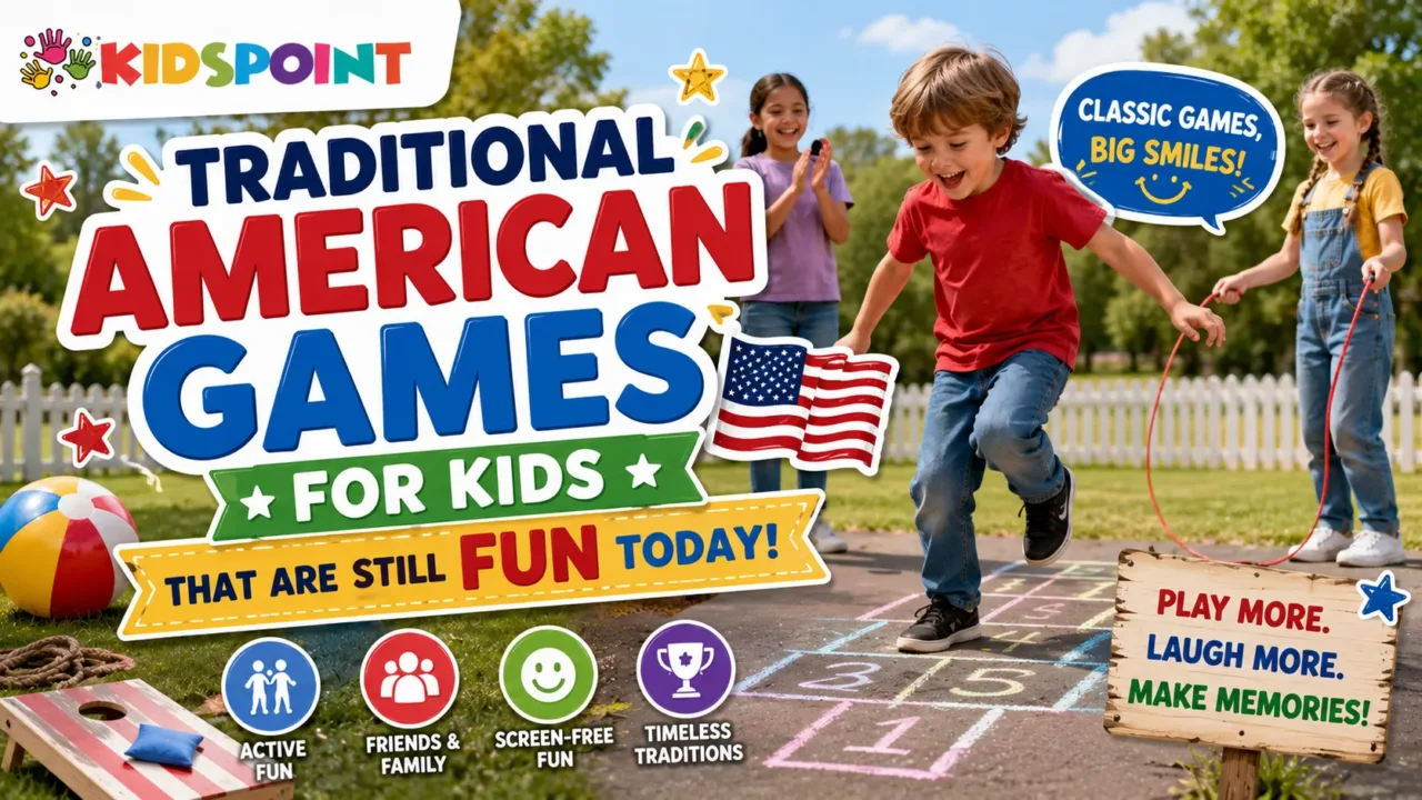 Traditional American Games for Kids That Are Still Fun Today