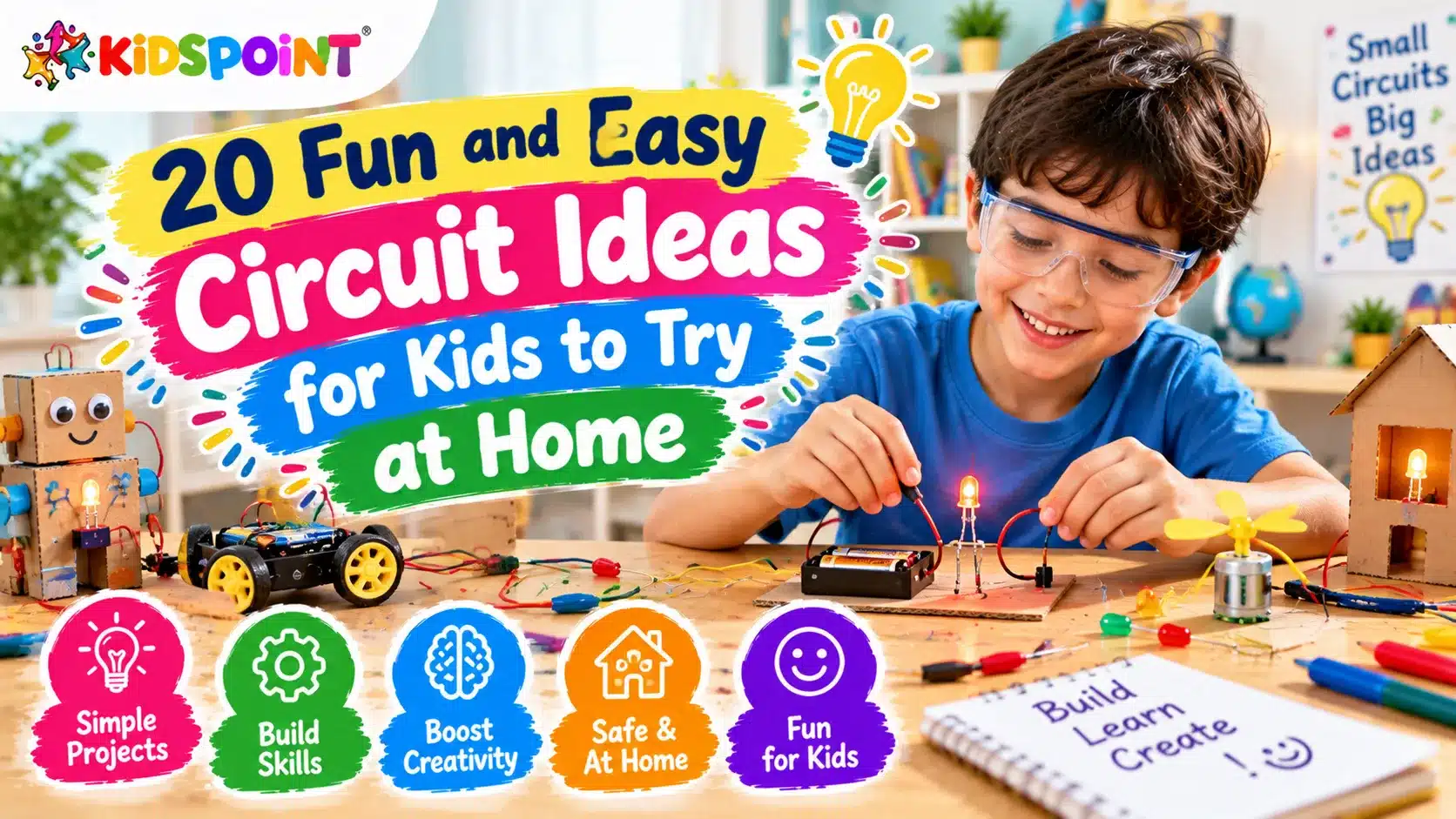 20 Fun and Easy Circuit Ideas for Kids to Try at Home