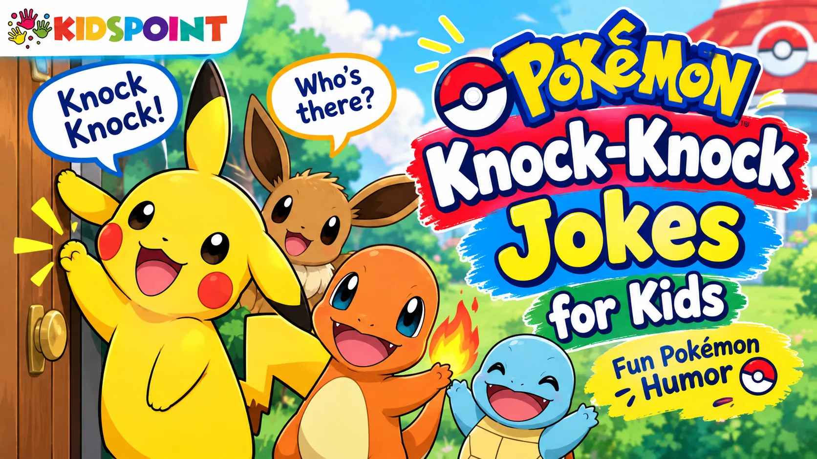 Best Pokémon Knock-Knock Jokes for Kids: Fun Pokémon Humor