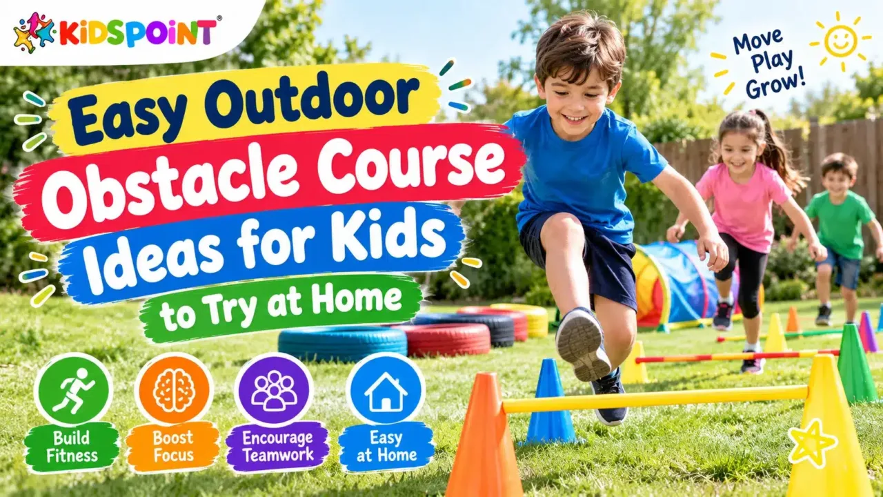 Easy Outdoor Obstacle Course Ideas for Kids to Try at Home