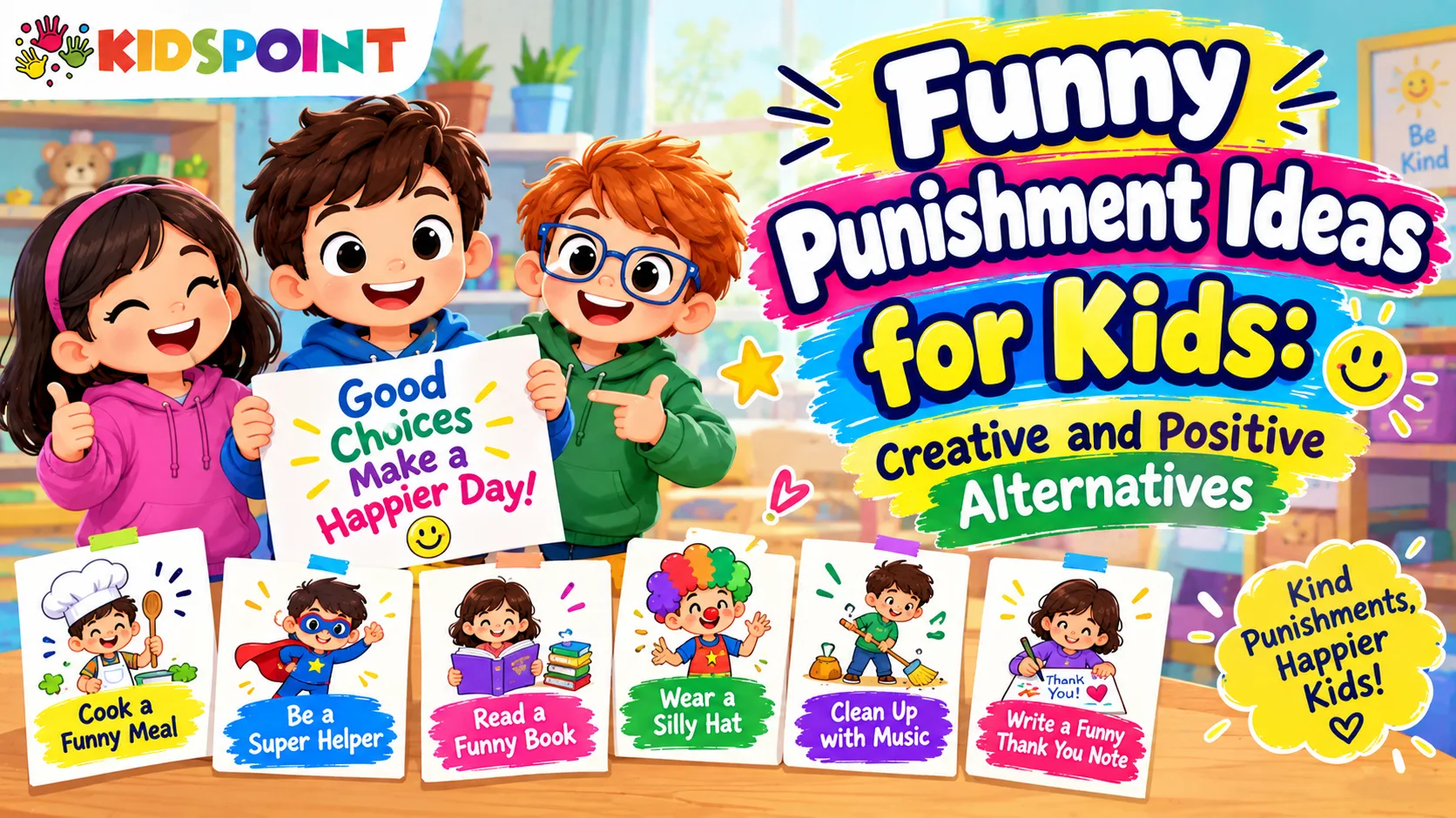 funny punishment ideas for kids creative and positive alternatives