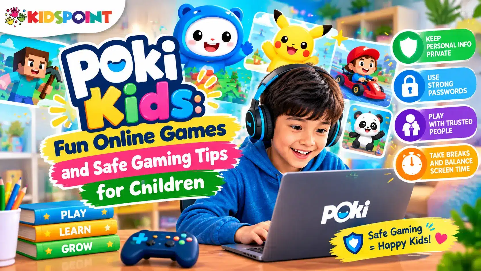 Poki Kids: Fun Online Games and Safe Gaming Tips for Children